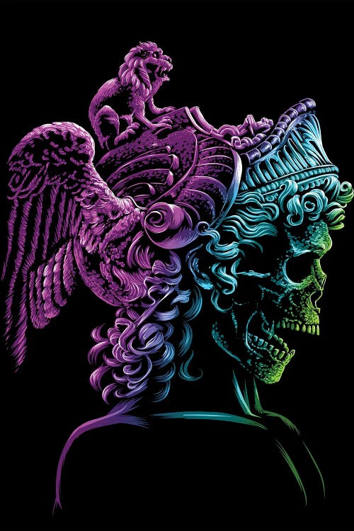 Greek Statue by Alberto Perez wall art