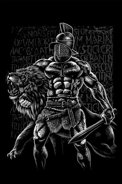 Alberto Perez: Bodybuilder Vs Lion by Alberto Perez