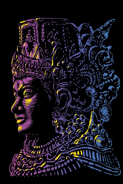 Alberto Perez: Retro Hindu God by Alberto Perez