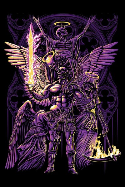 Skeletons: Magic Skull Warrior by Alberto Perez