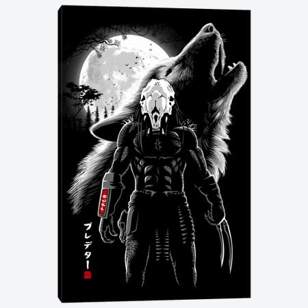 Predator Vs Wolf Canvas Print #APZ751} by Alberto Perez Art Print