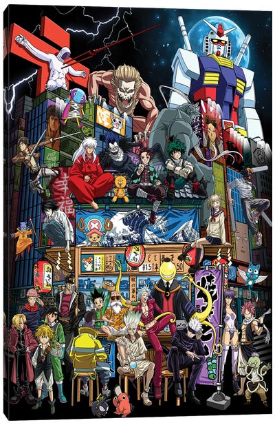Anime In Japan Canvas Art Print - Anime & Manga Characters