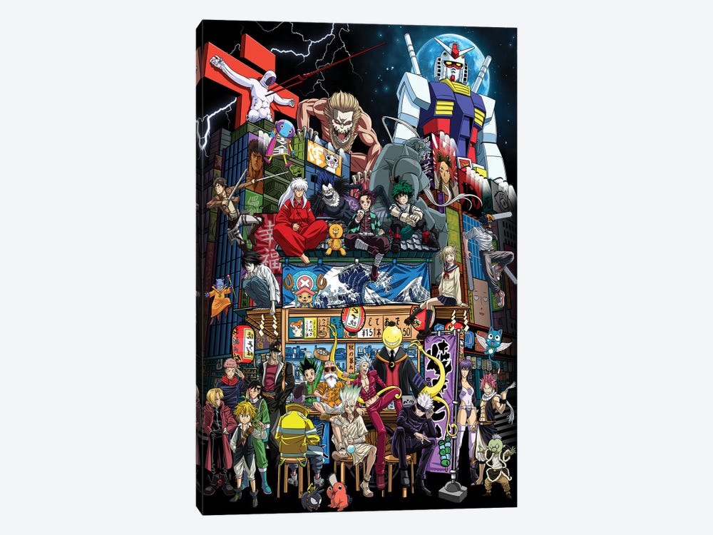 Anime In Japan by Alberto Perez 1-piece Canvas Print