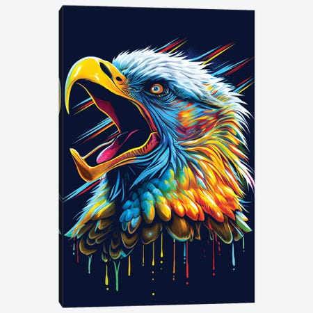 Eagle Cry Canvas Print #APZ790} by Alberto Perez Canvas Art Print