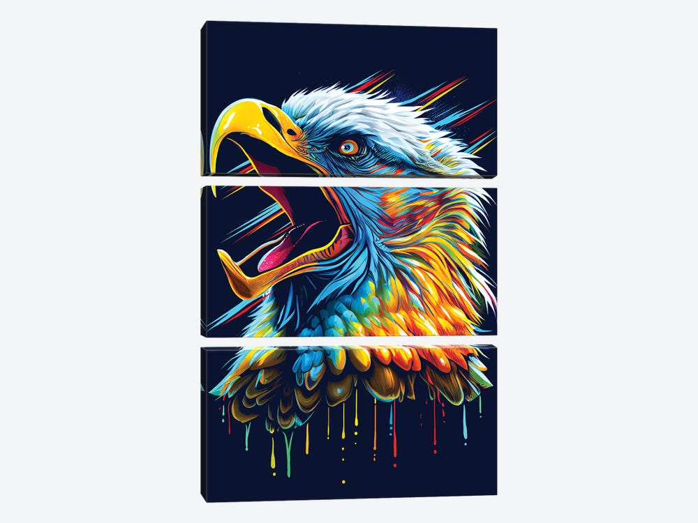 Eagle Cry by Alberto Perez 3-piece Art Print