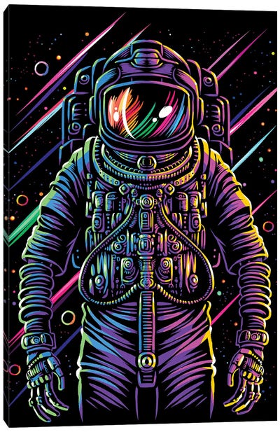 Time Traveler Canvas Art Print - Psychedelic & Trippy Art