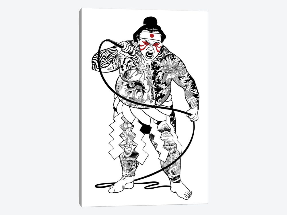 Japanese Sumo Singer by Alberto Perez 1-piece Art Print