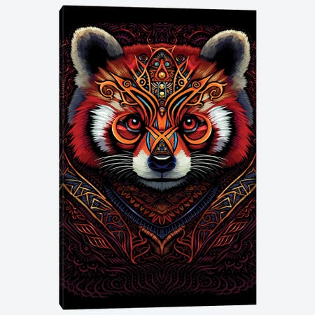 Indian Tribal Red Panda Canvas Print #APZ800} by Alberto Perez Canvas Print