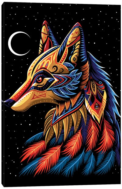 Fox Dreamcatcher Canvas Art Print - Alberto Perez
