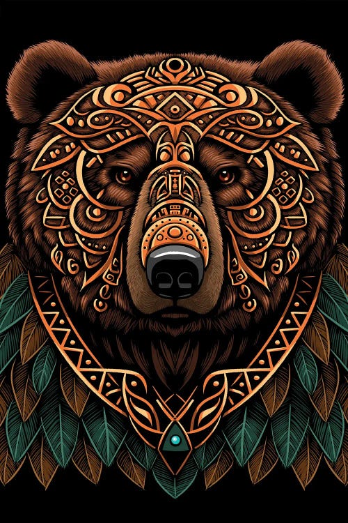 Bear Grizzly Tribal Chief