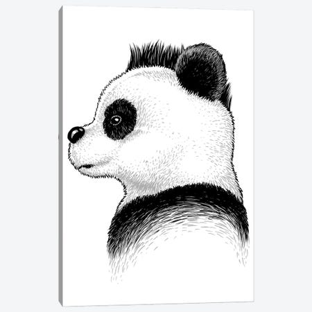 Punk Panda Canvas Print #APZ80} by Alberto Perez Canvas Wall Art