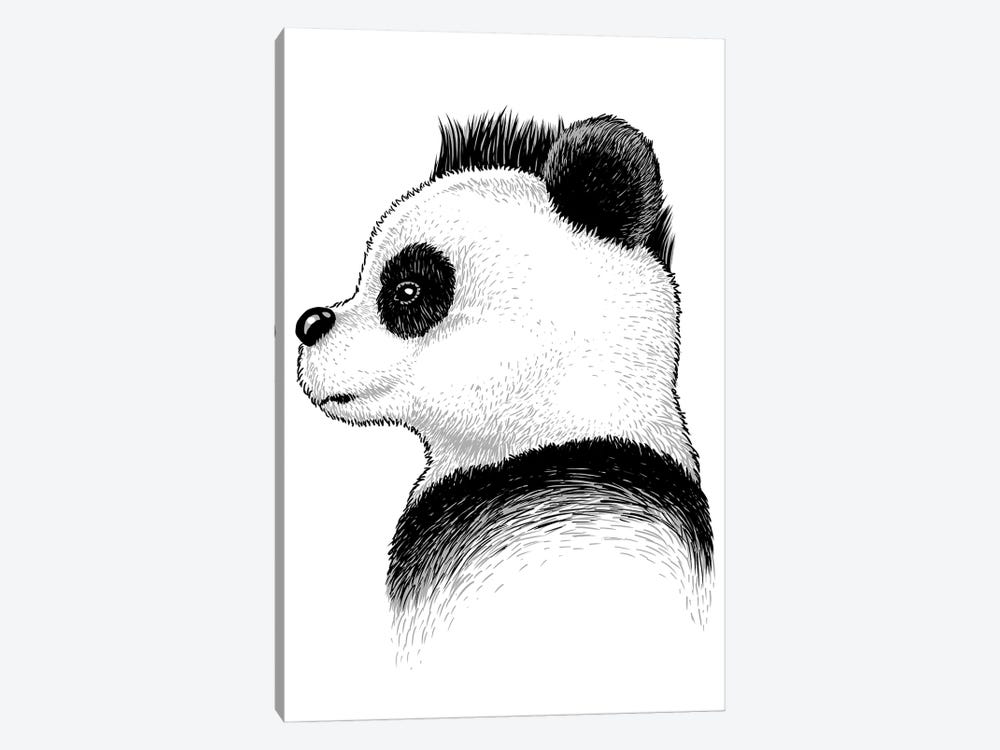 Punk Panda by Alberto Perez 1-piece Art Print
