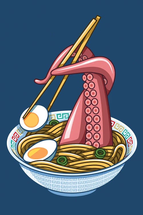 Ramen octopus