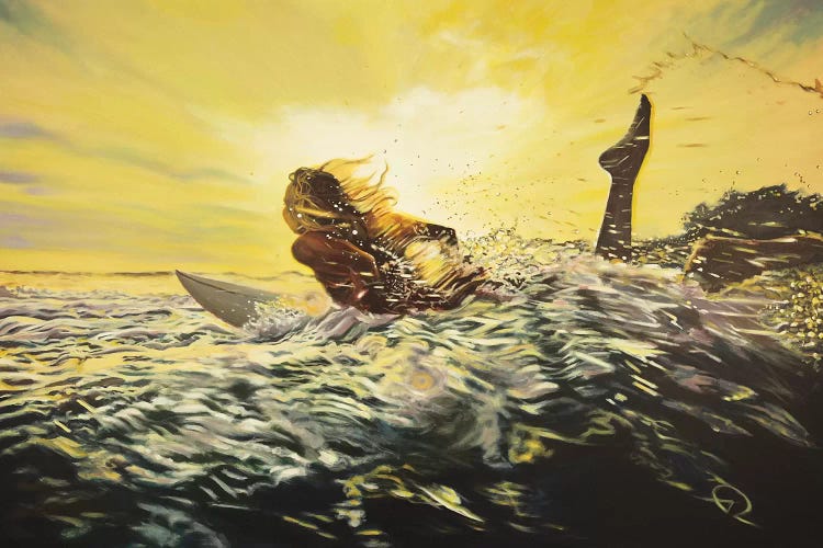 Gone Surfing by Antoine Renault wall art