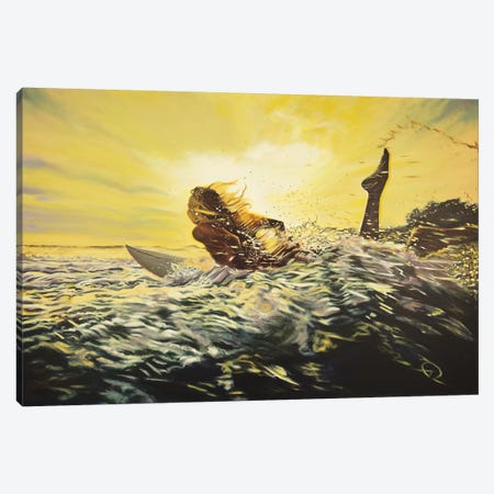 Gone Surfing Canvas Print #ARE15} by Antoine Renault Canvas Artwork