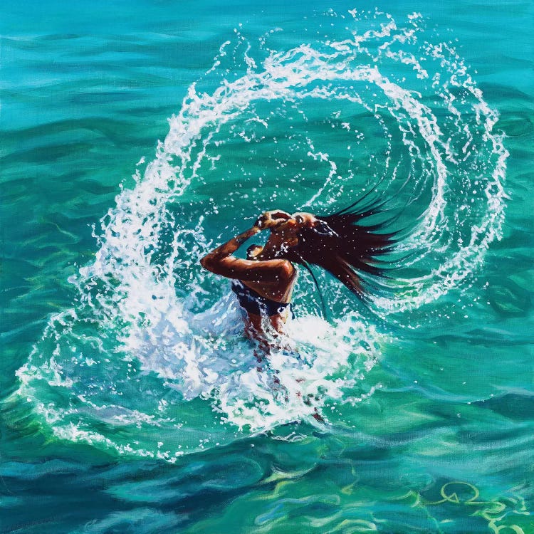 Hair Splash by Antoine Renault wall art