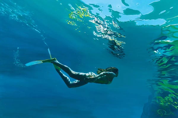 Calm Beneath The Surface: Mouros Blue by Antoine Renault