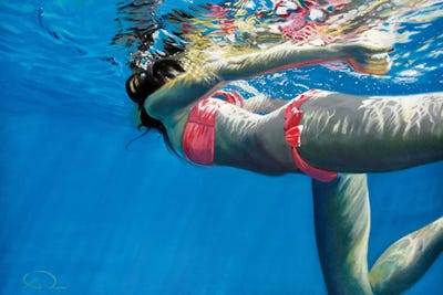 Pink Mermaid by Antoine Renault canvas print