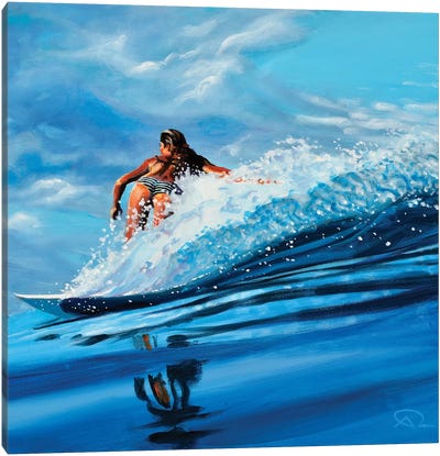 Surfer Chick Canvas Prints & Wall Art for Sale - Fine Art America