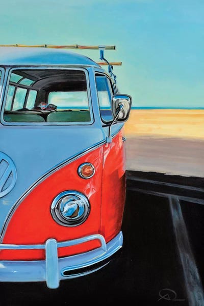 Kids Transportation Art: Reach The Beach by Antoine Renault