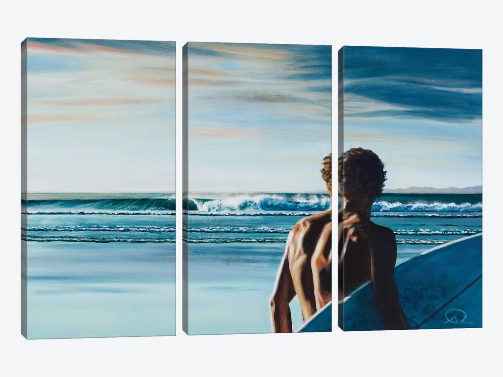 Swell Sandra by Antoine Renault 3-piece Canvas Artwork