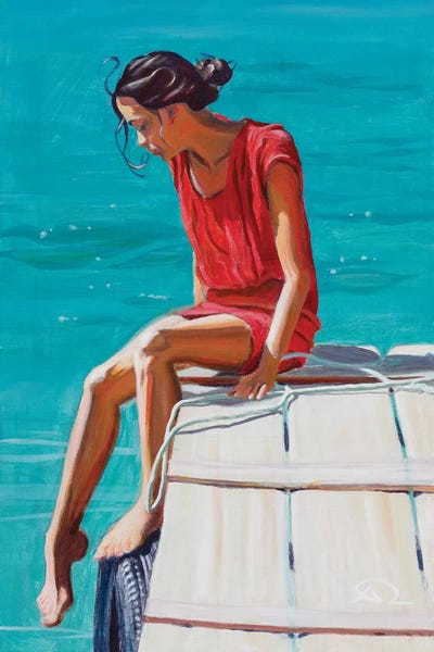 Testing Waters by Antoine Renault canvas print