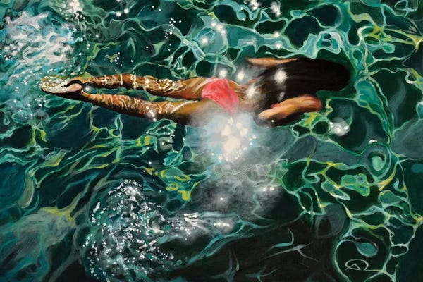 Calm Beneath The Surface: Under The Levrossos Pier by Antoine Renault