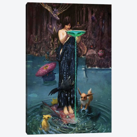 Circe - Mother Of Pokemon Canvas Print #ARF10} by Ars Fantasio Canvas Wall Art