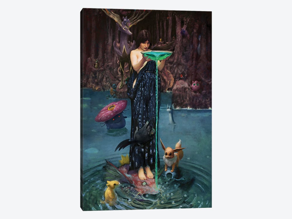 Circe - Mother Of Pokemon by Ars Fantasio 1-piece Canvas Art Print