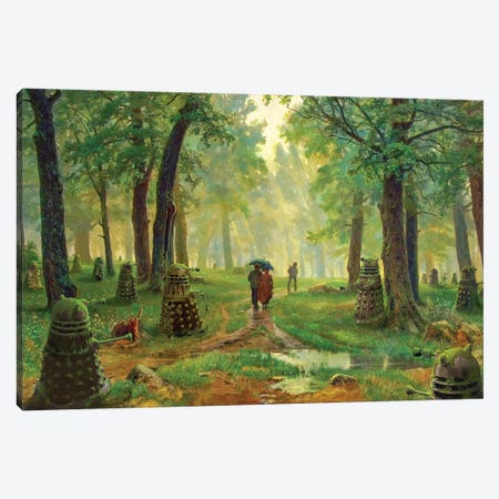 Forest Of Daleks Canvas Print #ARF16} by Ars Fantasio Art Print