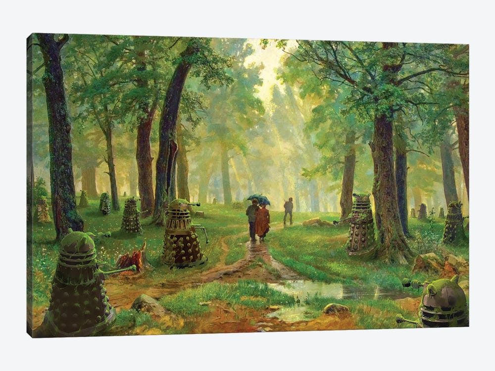 Forest Of Daleks by Ars Fantasio 1-piece Canvas Print
