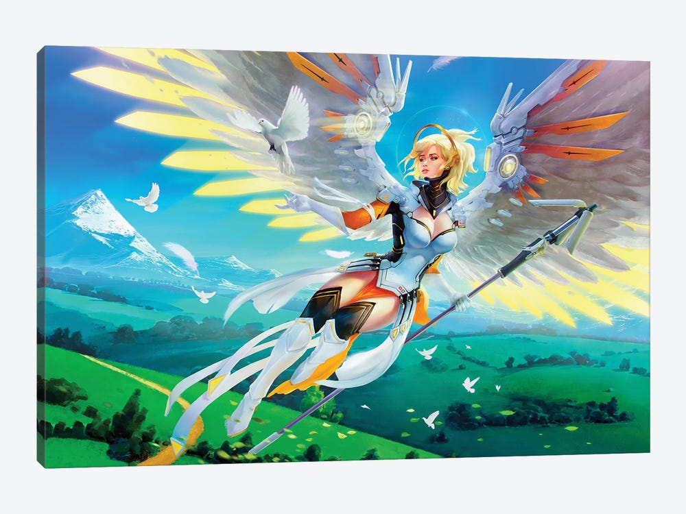 Mercy - Hybrid-Wings by Ars Fantasio 1-piece Canvas Wall Art