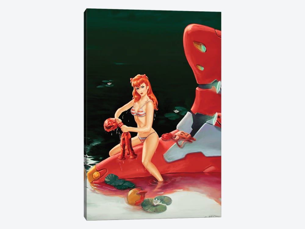 Asuka - Falling Out by Ars Fantasio 1-piece Canvas Artwork