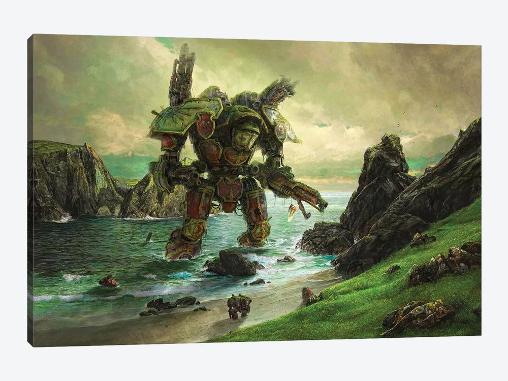 Stranded Warlord Titan by Ars Fantasio 1-piece Canvas Art