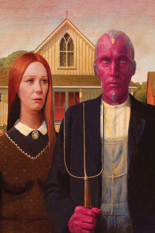 Wandavision - American Gothic by Ars Fantasio wall art