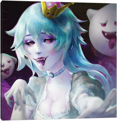 Boosette Portrait Canvas Art Print - Other Video Game Characters