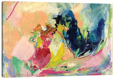 Coming Home Canvas Art Print - Abstract Expressionism Art