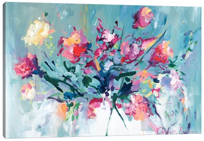 Courage To Bloom Canvas Art Print - Dreamy Abstracts