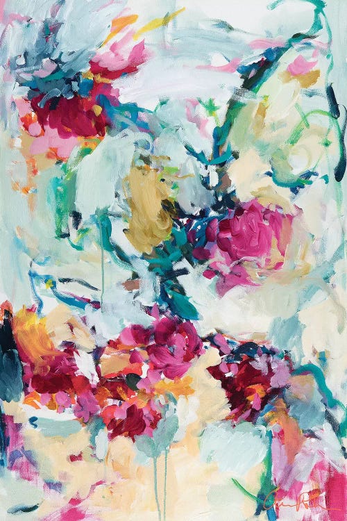 Jade Blossoms by Amira Rahim canvas print