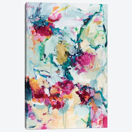 Jade Blossoms Canvas Print #ARH31} by Amira Rahim Canvas Artwork