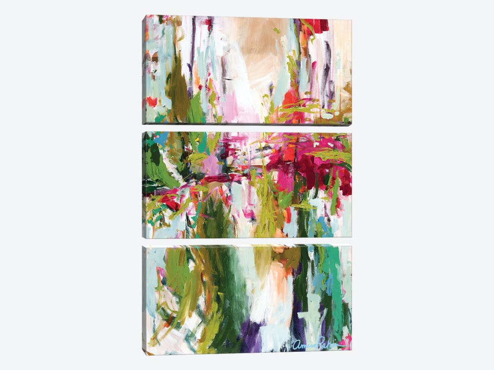 Point Of Attraction by Amira Rahim 3-piece Canvas Print