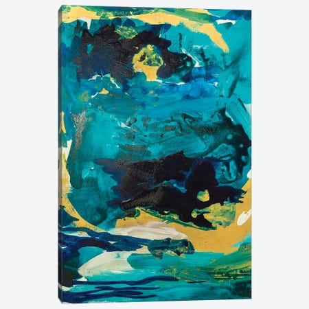 Royal Blue Canvas Print #ARH45} by Amira Rahim Canvas Wall Art