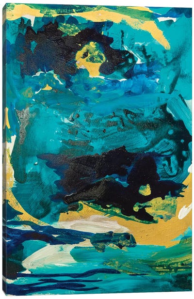Royal Blue Canvas Art Print - Amira Rahim