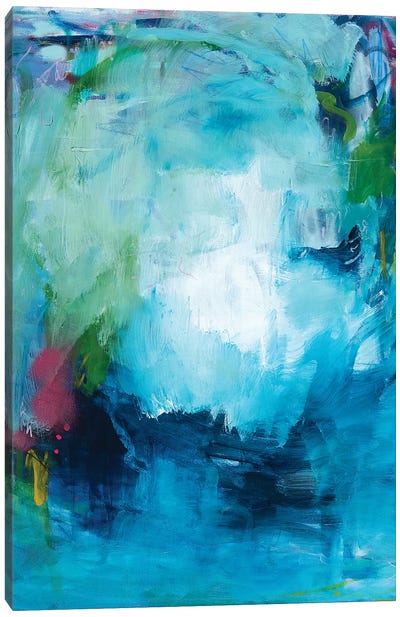 Blue As The Ocean Canvas Art Print - Amira Rahim