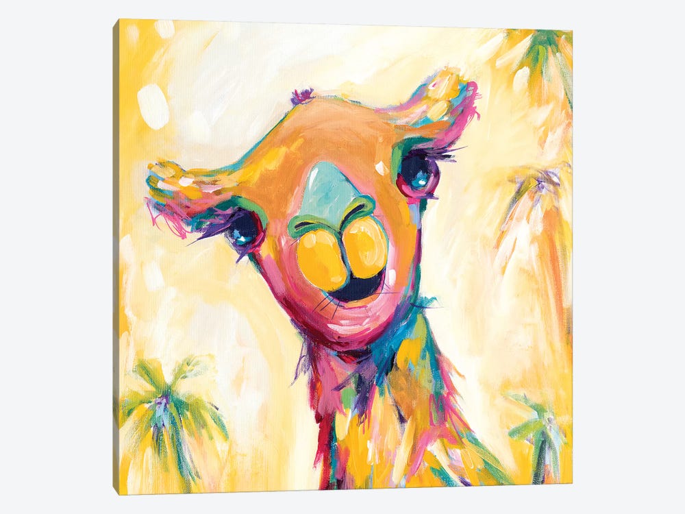 Camel Babe by Amira Rahim 1-piece Canvas Art Print