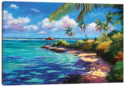 The Cabana Near Over The Edge Canvas Art Print - John Clark