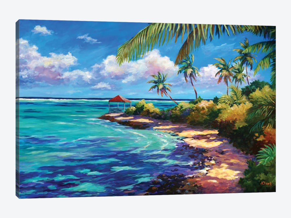 The Cabana Near Over The Edge by John Clark 1-piece Canvas Art Print
