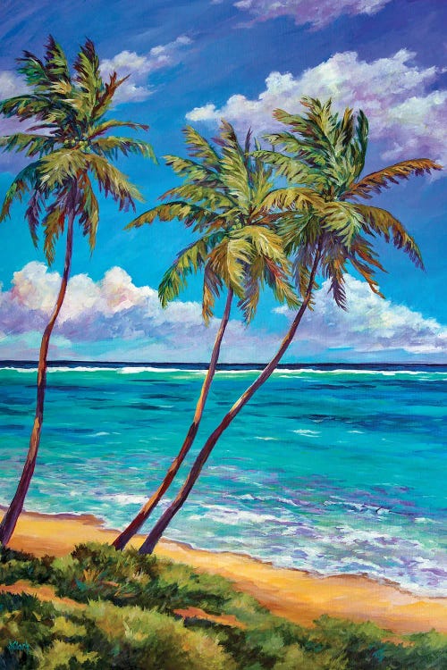 East End Palms by John Clark wall art