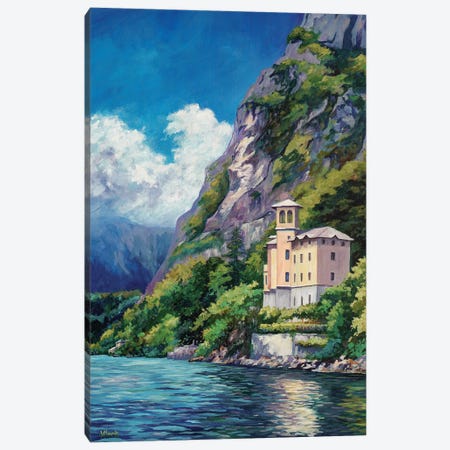 Menaggio - Lake Como Canvas Print #ARK102} by John Clark Canvas Wall Art