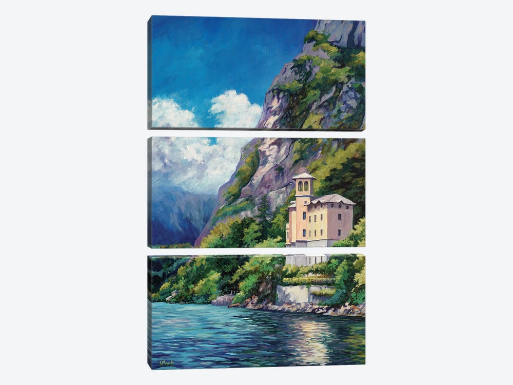 Menaggio - Lake Como by John Clark 3-piece Canvas Art Print